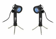 Kit de luz de estudio fotográfico Ex-Pro doble 2x SM LED para cámara de campaña