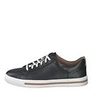 Clarks Damen Un Maui Lace Sneaker, Black Leather, 40 EU