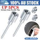 UP 5PCS Grease Gun Needle Tip of The Mouth Removable Needle Nose Head Nozzle NEW