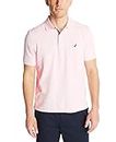 Nautica Men's Classic Short Sleeve Solid Polo Shirt, Cradle Pink, X-Large