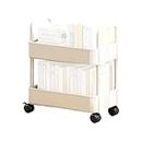 Suphyee Rolling Cart - Kitchen Storage Utility Cart Trolley - Heavy Duty Kitchen Storage and Slide out Organizer, Rolling Storage Cart