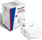Nuwik Professional Series Piston Compressor Nebulizer For Adult & Children (White)
