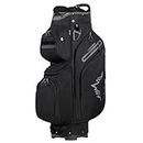 UNIHIMAL Golf Cart Bag, 15 Way Organizer Divider Top with Handles and Rain Cover (Black)