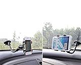 Long Arm Universal Car Soft Tube Mount Bracket Holder for iPhone7 7 Plus 6 6S Samsung GPS PDA 360 Degree Cell Phone car Holder