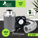 Greenfingers 4"Hydroponics Grow Tent Kit Ventilation Kit Fan Carbon Filter Duct