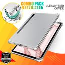 For Samsung Galaxy Tab S9 FE+ S7 S8 S9 Plus S8 Ultra Case Shockproof Clear Cover