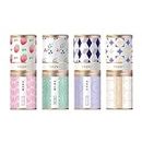4 Pack Solid Perfume Stick-Fragrance Perfumes Bar for Women, Natural & Safe Ingredients Long Lasting Fresh Japanese Style Design
