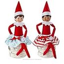 Elf on The Shelf Twirling in The Snow Skirts