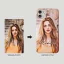 Funda personalizada para teléfono con fotos personalizadas Tirita para iPhone retrato ilustrado