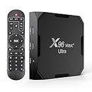X96 Max Plus Ultra TV Box Android 11 Amlogic S905X4 4 GB 32 Supporto AV1 8 K Dual Wifi BT con tastiera i8