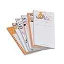 COI Daily to Do List Planner Notepad - Desktop Planning Pad with Daily Schedule - Home Office or School Supplies Set of 6