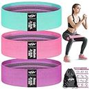 Walito Resistance Bands for Legs and Butt - Exercise Bands Set Booty Bands Hip Bands Wide Workout Bands Sports Fitness Bands Resistance Loops Band Anti Slip Elastic