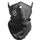 MeeTo Headwear Windproof Winter Face Mask, Ski Snowboarding Motorcycling Comfortable Neck Gaiter, Cold Weather Half Balaclava, Outdoor Sport Highly Breathable Tactical Neck Warmer, Unisex, Pc1