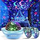 One Fire Night Light Kids,96 Lighting Modes Star Projector Lights for Bedroom, 360°Rotating+6 Films Baby Night Light Projector,Rechargeable Sensory Lights for Room Decor,Star Projector Kids Baby Gift