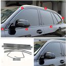 For Nissan Rogue 2021-2023 Black Accessories Car Window Strip Cover Trim
