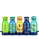 Reduce WaterWeek nachfüllbare Wasserflaschen, 400 ml, inklusive 5 auslaufsicheren, wiederverwendbaren Tritan-Wasserflaschen, inklusive Kühlschrankablage für Ihre reduzierten Wasserflaschen, Gone Wild