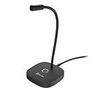 KLIM Lingo - Desktop USB Microphone for PC and Mac - with Mute Button - Compatible with Any Computer - Professional Desktop Microphone - High Definition Audio - New 2022