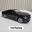 Maßstab Ford Mustang schwarz Auto Modell Replik Druckguss Mini Fahrzeug Sammlung Home Interior Dekor