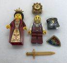 NEW LEGO King And Queen Castle Minifigures Figs Fig Royal Crown L177