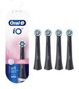 Oral-B iO Ultimate Clean 4 Pack Genuine Replacement Brush Heads Black Brand New