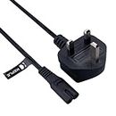 2 Pin Mains Power Lead Fig Figure 8 Cable Compatible with PS4 PS5 Xbox Samsung Toshiba Panasonic JVC Philips LG Sharp Sony TV Canon Pixma HP Brother Printer Asus Toshiba Laptop Charger UK Wall Cord 2m