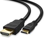 BRENDAZ High Speed HDMI Mini to HDMI Cable, Mini HDMI Connector (C) Cord Compatible with Nikon D3300 D3200 D5300 D5600 D7000 D7100 D7200 D3 D300s D3x DSLR Camera. (3-Feet).