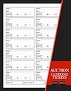 Auction Clerking Tickets: 840 Tickets Auction Clerking Sheets | Clerking Supplies | 120 Single-Sided Pages