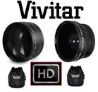 2-Pc Lens Kit Hi Def Telephoto & Wide Angle Lens Set For Nikon J1 V1 J3 V2 J2 S1