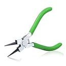 SPEEDWOX Mini Round Nose Pliers for Jewelry Making 4-1/2 Inch Extra Thin Tapered Jaw Small Wire Looping Pliers Micro Fine Pliers Precision Hand Tools Professional Beading Hobby Work Craft DIY Supplies