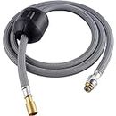 RP50390 Kitchen Faucet Hose Replacement Compatible with Delta DST Faucets, with 14.1oz/0.88lb Weight Ball, Pull-Down Faucet Spray Hose Replace to RP50390 RP62057 RP74608, 59in Sink Hose Replacement