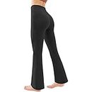 2024 AI - Yoga Running Pants Workout Leggings Athletic Fitness Femmes Sports Out Yoga Pants Pantalon Sexy (Black, S)