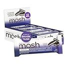 MOSH Cookies and Cream Crunch Bars, 12g Grass-Fed Protein, Keto Snack, Gluten-Free, No Added Sugar, Lion's Mane, B12 Vitamins, Supports Brain Health, Workout Recovery, Breakfast To-Go (12 Bars)…