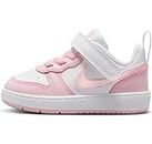 Nike Court Borough Low RECRAFT (TD), Sneaker Bambini e ragazzi, White/Pink Foam, 23.5 EU