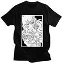 The Rose of Versailles T Shirt for Men Cotton Tshirt Fashion Mens Designer Clothes Manga Lady Oscar Tee Shirt Black