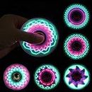 ABS Plating LED Flash Light Various Glow Patterns in The Dark Stress Relief Spinner (Multicolor)