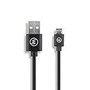 Wicked Chili MicroUSB Cavo Caricabatterie Compatibile con Amazon Kindle eBook Reader e Fire Tablet Oasis, Paperwhite, Voyager, Fire HD, Fire HDX, Touch, Keyboard e DX (100cm) Nero