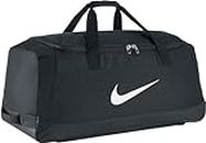 Nike Club Team Swoosh Roller Bag 3.0 Sac de sport grand format, 82 cm, 120 liters, Noir (White)