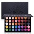 Pro Highly Pigmented Eyeshadow Palette, Natural Matte Shimmer Makeup Pallet, Long Lasting Blendable Colorful Cosmetics Eye Shadows