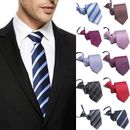 Jacquard Men's Tie Cravat Necktie Accessories Lazy Zipper Classic 8cm Fashion#