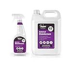 Super Professional - V2 Super Antiviral Disinfectant - V1/V2 Antiviral Disinfectant 750ml + 5 Litre Refill Bottle - Bulk Multibuy Pack - For Home or Professional Use