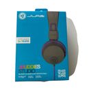 JLAB Headphone Kids 6y/o+ JBuddies On-Ear Wired 3.5mm Jack, Purple, Volume Safe