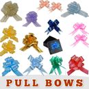 50 LARGE 30mm Ribbon Bow assorted color easy pull flower ribbon party decoration