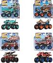 Hot Wheels Monster Trucks Big Rigs, 1:64 Scale Toy Truck with 6 Wheels, Haul or Tow Other Vehicles (Styles May Vary)