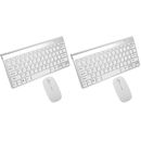 2 Sets Abs Wireless Keyboard and Mouse Accesorios Para Banos