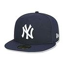 New Era Mens New York Yankees MLB Authentic Collection 59FIFTY Cap - Blue - 7