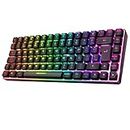 Spirit Of Gamer | Wireless Bluetooth Gaming Keyboard | Spanish Layout QWERTY | TKL Compact 65% Keyboard | Semi-Mechanical Keys Including 25 Anti-Ghosting | Compatible with PC, Phone and Tablet