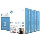 HP Printer Paper 8.5x11 Office 20 lb 5 Ream Case 2500 Sheets 92 Bright Made in USA FSC Certified Copy Paper HP Compatible 112150C