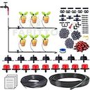 FABITTO™ Drip Irrigation kit for Home Garden 120 Plants Automatic Watering System for Plants.