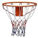 AOKUNG Basketball Folding Hoop, Basketball Net, Indoor/Outdoor Hanging Basketball Net, All-Weather Basketball Net, Wall Hanging 18"