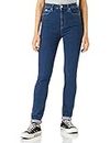 Calvin Klein Jeans High Rise Skinny J20J219516 Pantaloni, Denim (Denim Dark), 27W / 32L Donna